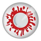 Blood Splat Zombie Contacts (pair)
