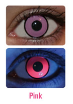 UV Pink Manson Crazy Contact Lenses (PAIR)