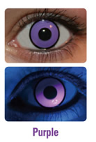 UV Purple Crazy Contact Lenses (PAIR)