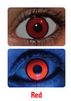 UV Red Manson Crazy Contact Lenses (PAIR)
