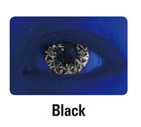 UV Diamond Black Contact Lenses (PAIR)