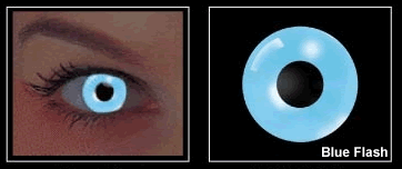 Blue - Flash Contact Lens